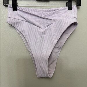 Aerie Light Purple High Cut Cheeky Bikini Bottom